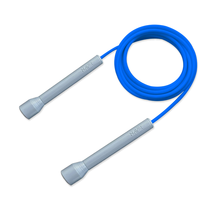 Lazo Cuerda para Saltar | Velocidad, CrossFit | 5mm PVC Premium | Azul