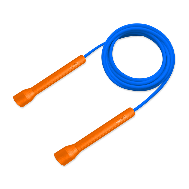 Lazo Cuerda para Saltar | Velocidad, CrossFit | 5mm PVC Premium | Azul