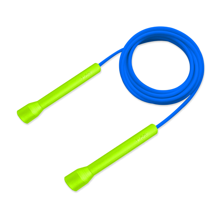 Lazo Cuerda para Saltar | Velocidad, CrossFit | 5mm PVC Premium | Azul