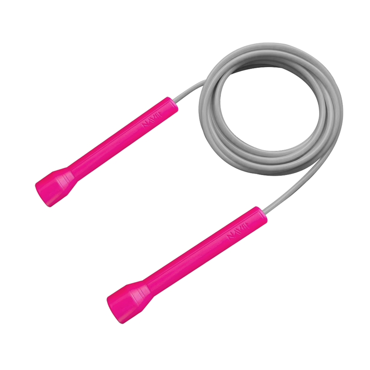 Lazo Cuerda para Saltar | Velocidad, CrossFit | 5mm PVC Premium | Gris