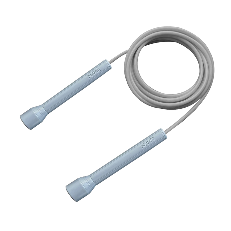Lazo Cuerda para Saltar | Velocidad, CrossFit | 5mm PVC Premium | Gris
