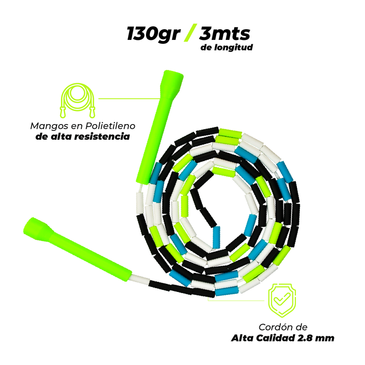 Cuerda Lazo para Saltar Segmentado CrossFit | 7501BNEACV