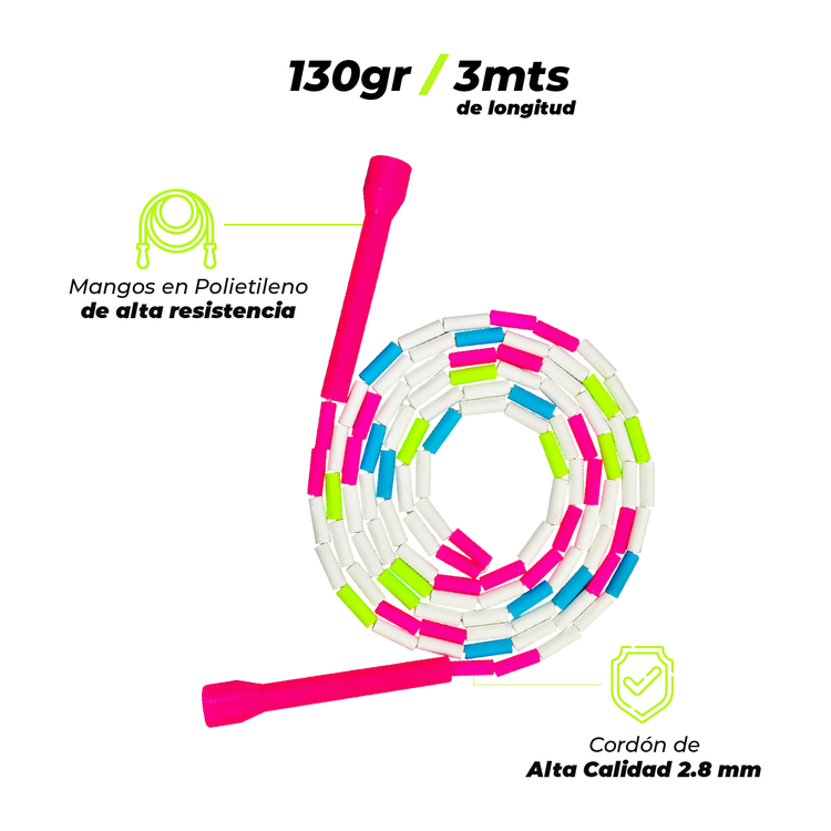 Cuerda Lazo para Saltar Segmentado CrossFit | 7501FACV