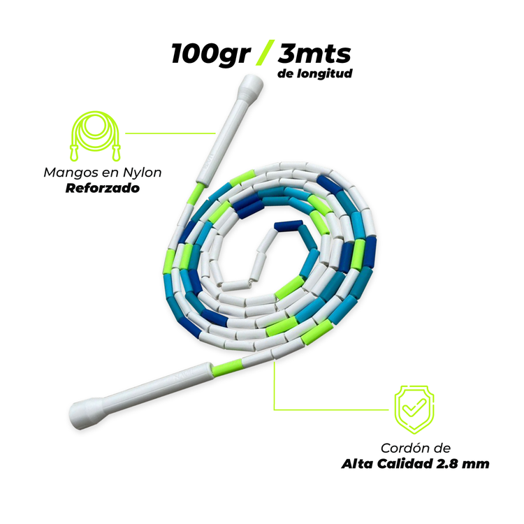 Cuerda Lazo Segmentado Crossfit | Sea Blue | 7501BAC