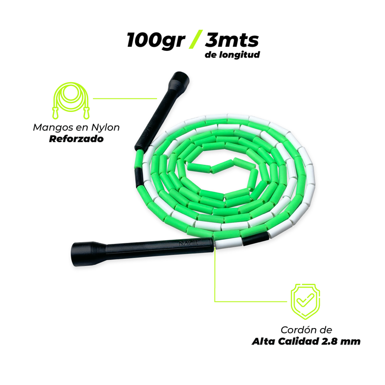 Cuerda Lazo Segmentado Crossfit | Cowboy Green | 7501BVN