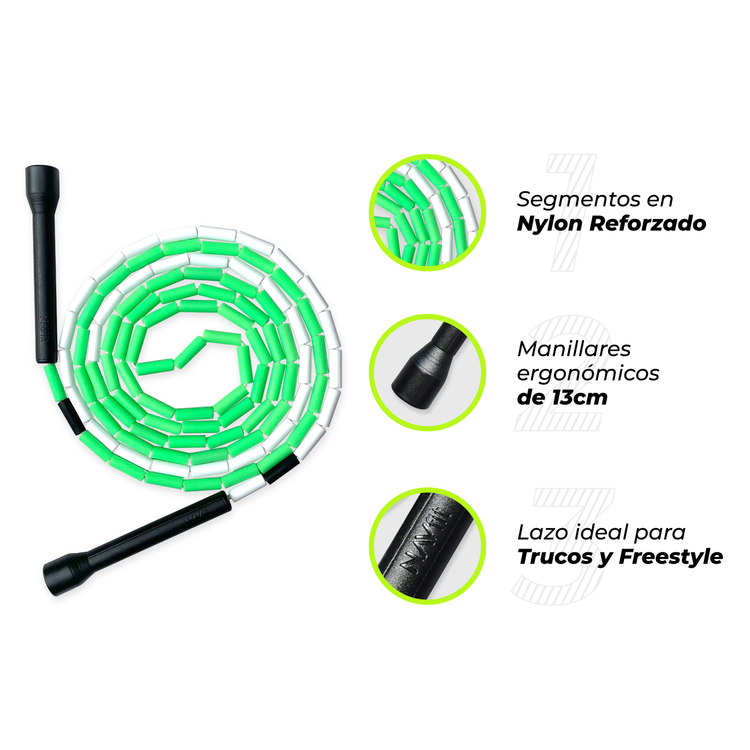 Cuerda Lazo Segmentado Crossfit | Cowboy Green | 7501BVN