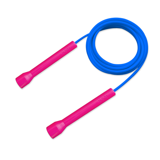 Lazo Cuerda para Saltar | Velocidad, CrossFit | 5mm PVC Premium | Azul