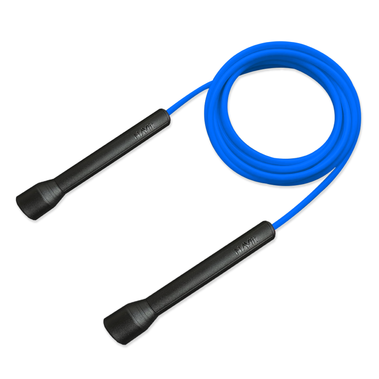 Lazo Cuerda para Saltar | Velocidad, CrossFit | 5mm PVC Premium | Azul