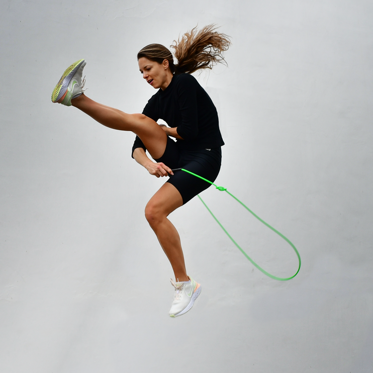 Lazo Cuerda para Saltar | Velocidad, CrossFit | 5mm PVC Premium | Turquesa