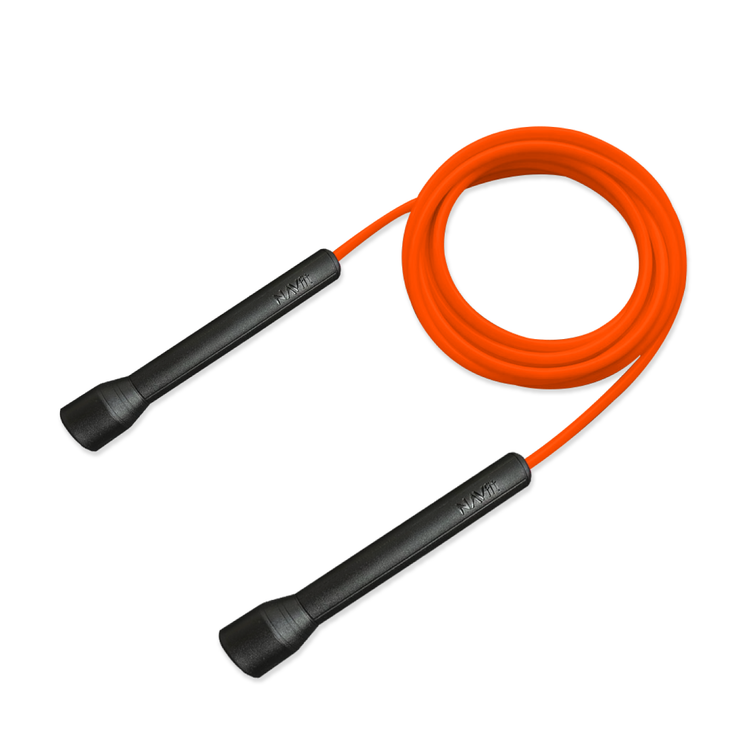 Lazo Cuerda para Saltar | Velocidad, CrossFit | 5mm PVC Premium | Naranja