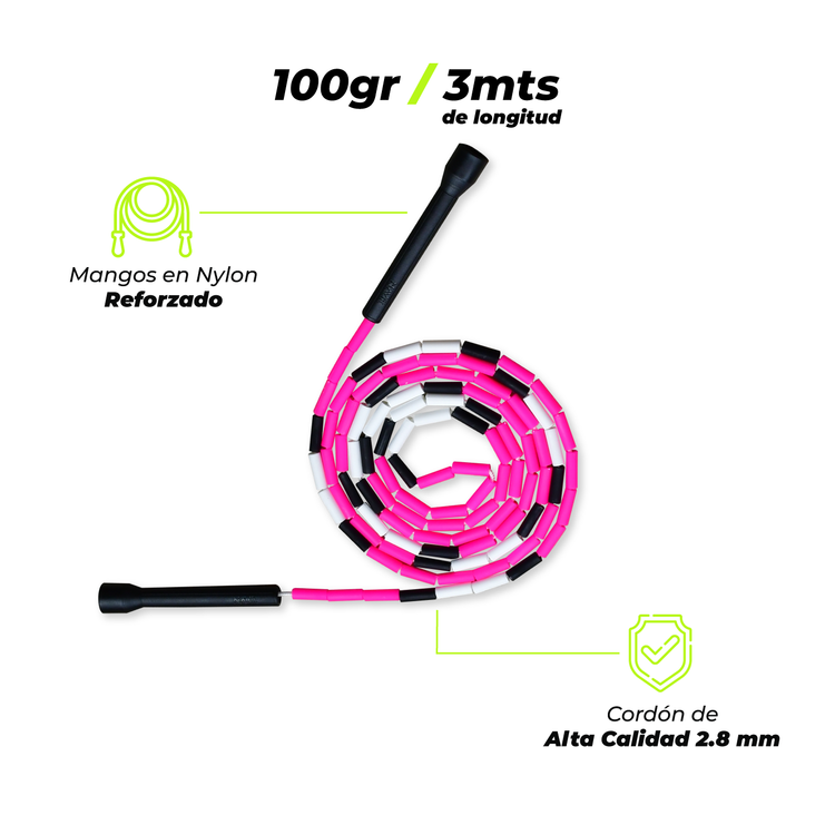 Cuerda Lazo Segmentado Crossfit | Pink Snake | 7501PS